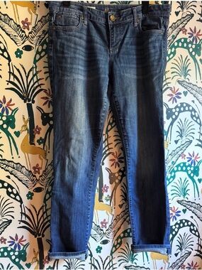 Kut from the Kloth Womens Boyfriend Jeans - Medium Blue Wash